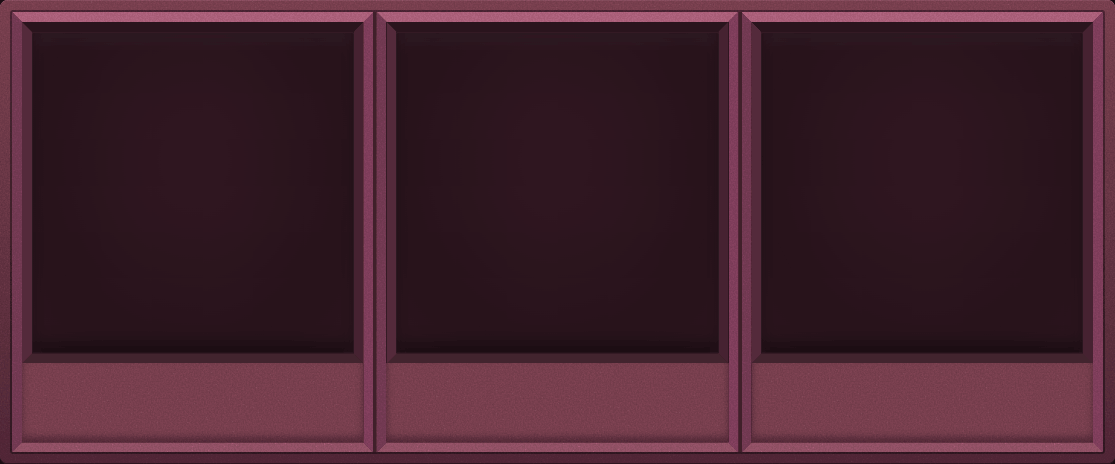Velvet Rose Display Case (1x3)